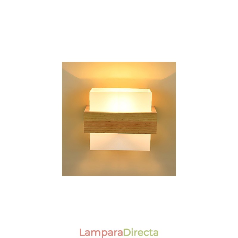 Lámpara de pared creativa para balcón, estilo novedoso, estilo campestre, con protección para los ojos, luz ambiental, apliques de noche