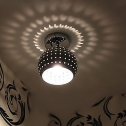 Lámpara de hierro forjado con forma de cúpula que absorbe la reflexión estética y esferoidal porosa creativa