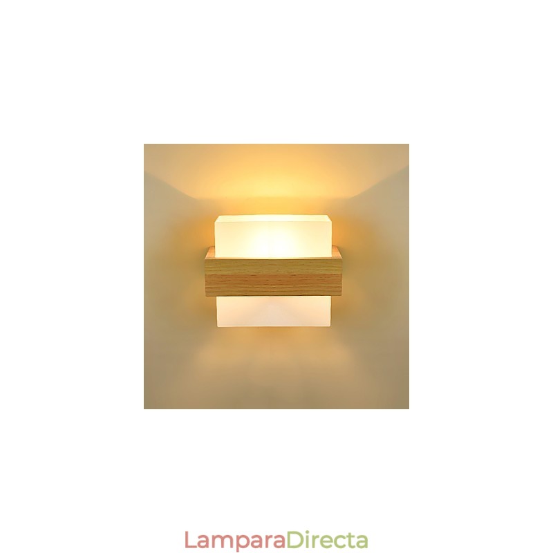 Lámpara de pared creativa para balcón, estilo novedoso, estilo campestre, con protección para los ojos, luz ambiental, apliques de noche