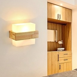 Lámpara de pared creativa para balcón, estilo novedoso, estilo campestre, con protección para los ojos, luz ambiental, apliques de noche