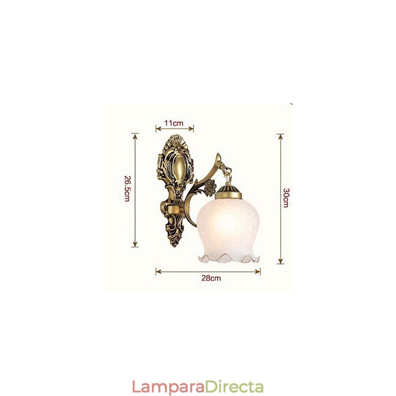 Apliques de pared vintage Otros apliques de pared con luz descendente