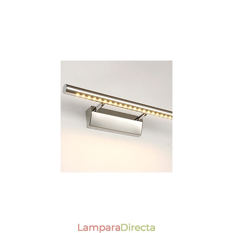 Aplique de pared moderno contemporáneo integrado para iluminación ambiental de baño