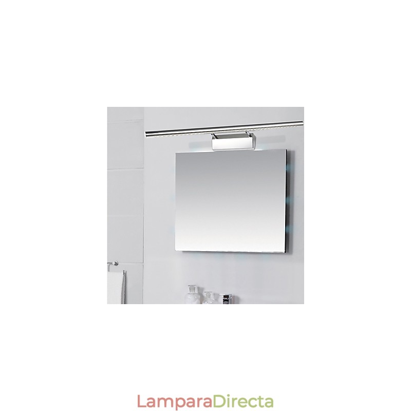 Aplique de pared moderno contemporáneo integrado para iluminación ambiental de baño