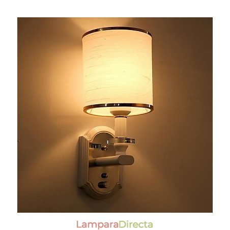 Apliques de pared modernos, contemporáneos, con acabado galvanizado y luz descendente Apliques de pared modernos, contemporáneos, con acabado galvanizado y luz descendente