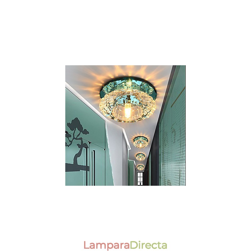 Lámpara de cristal SMD CreativeTube Spotlight Absorb Dome Light