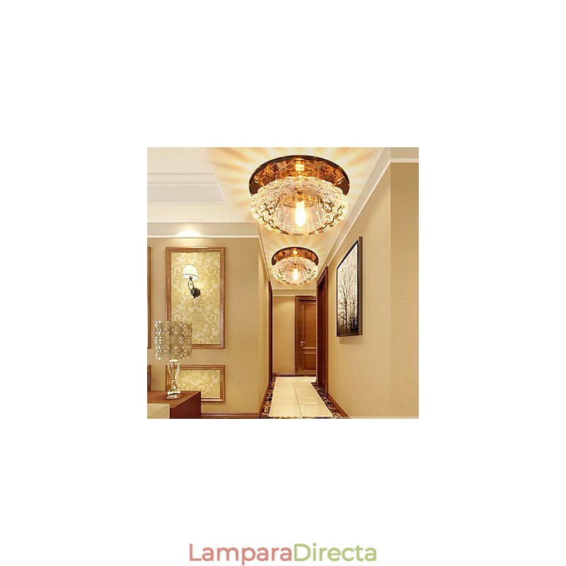 Lámpara de cristal SMD CreativeTube Spotlight Absorb Dome Light
