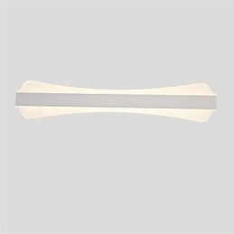 Lámpara de espejo de 10 W de alta calidad, luces de baño de acero inoxidable y acrílico, luces de pared, iluminación de maquillaje