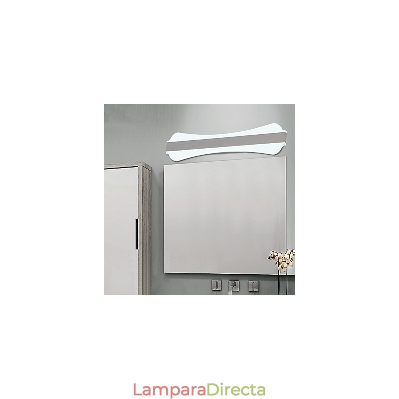 Lámpara de espejo de 10 W de alta calidad, luces de baño de acero inoxidable y acrílico, luces de pared, iluminación de maquillaje