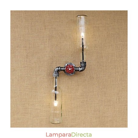 Aplique de pared de latón rústico Lodge para iluminación ambiental. Aplique de pared de latón rústico Lodge para iluminación ambiental.