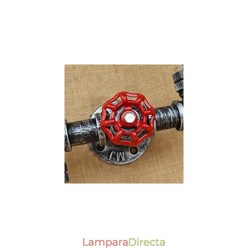 Aplique de pared de latón rústico Lodge para iluminación ambiental.