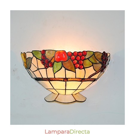 Lámparas de pared estilo retro campestre con pantalla de cristal para sala de estar, dormitorio, restaurante, cafetería, bar, apliques de pared Lámparas de pared estilo retro campestre con pantalla de cristal para sala de estar, dormitorio, restaurante, cafetería, bar, apliques de pared