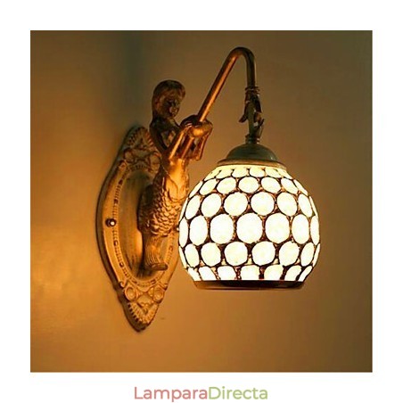 Lámpara de pared de estilo europeo simple, estilo retro pastoral, para dormitorio, mesita de noche, balcón, escaleras, pasillo, espejo. Lámpara de pared de estilo europeo simple, estilo retro pastoral, para dormitorio, mesita de noche, balcón, escaleras, pasillo, espejo.