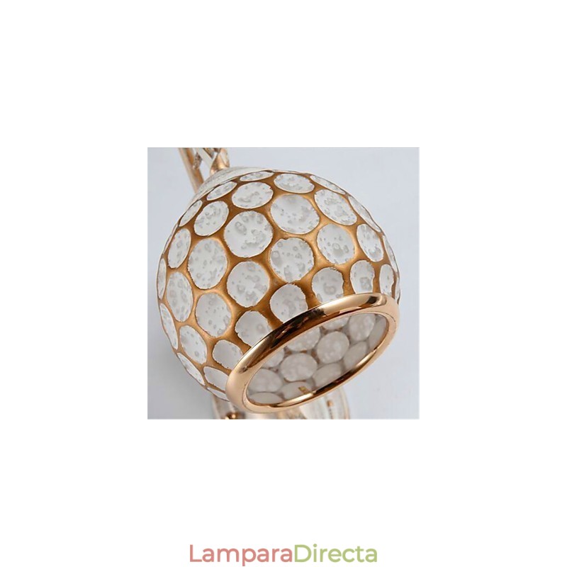 Lámpara de pared de estilo europeo simple, estilo retro pastoral, para dormitorio, mesita de noche, balcón, escaleras, pasillo, espejo.