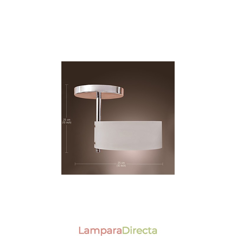 Lámpara de araña moderna contemporánea de metal cromado estilo mini, empotrada para garaje