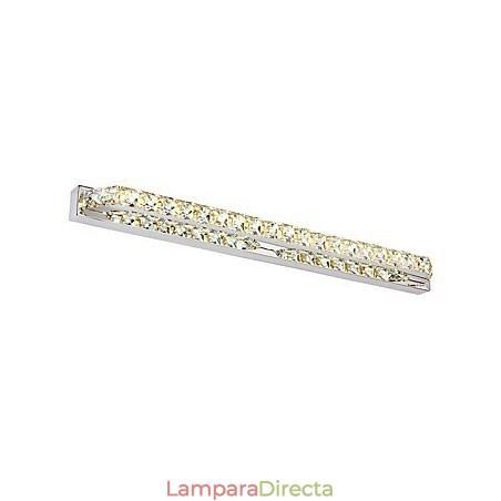 Lámpara de espejo larga de alta calidad para baño, lámpara de pared de metal y cristal. Lámpara de espejo larga de alta calidad para baño, lámpara de pared de metal y cristal.