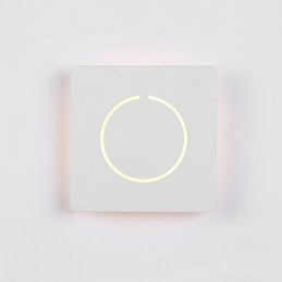 Lámpara de pared con función de pintura contemporánea moderna integrada para luz ambiental.