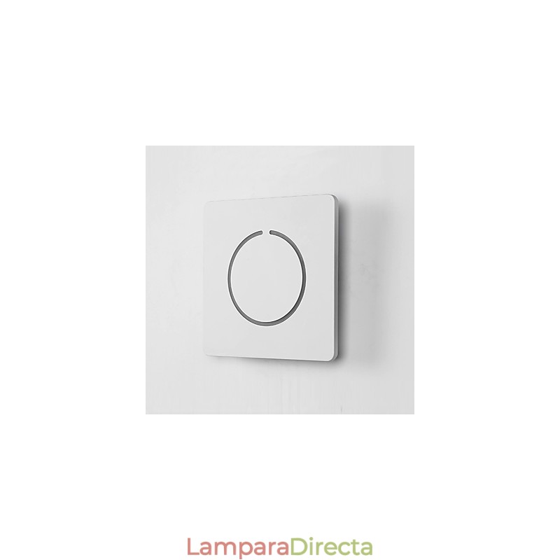 Lámpara de pared con función de pintura contemporánea moderna integrada para luz ambiental.