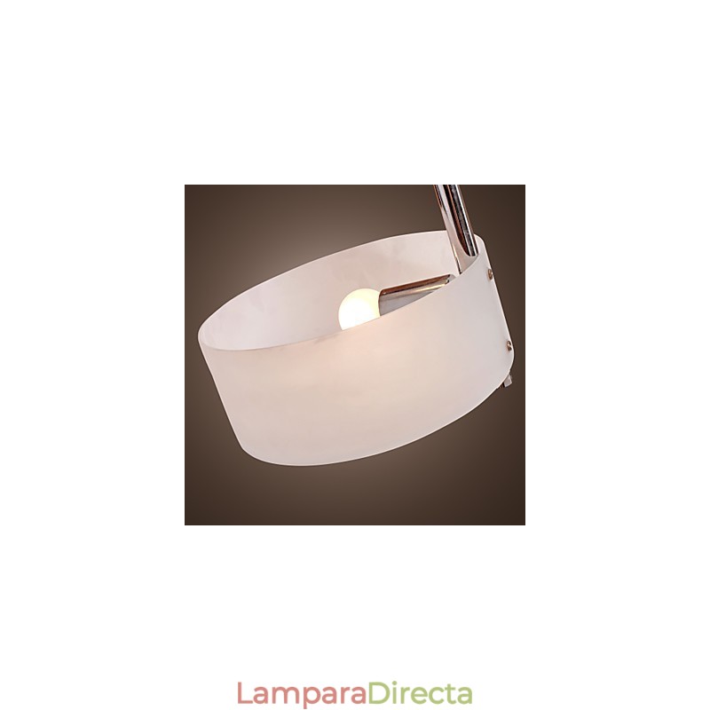 Lámpara de araña moderna contemporánea de metal cromado estilo mini, empotrada para garaje