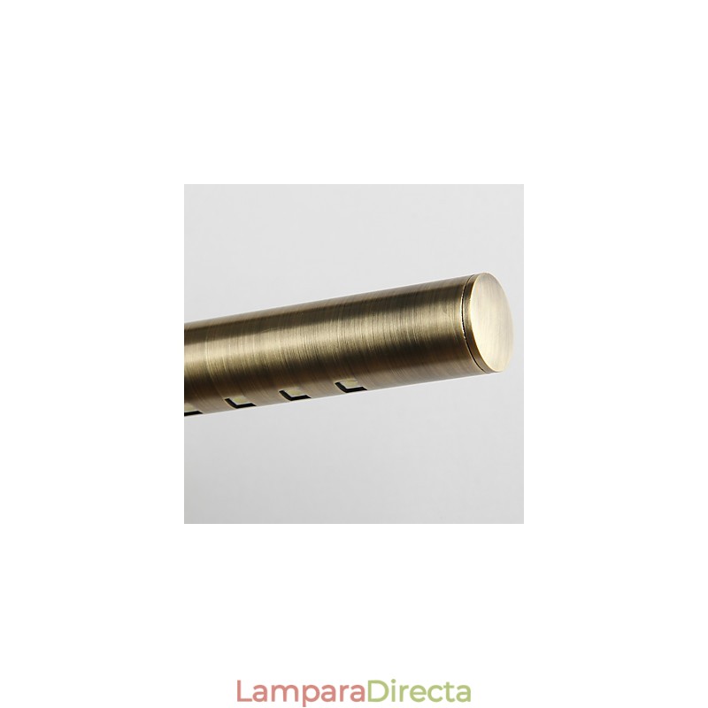 Lámpara de espejo de tubo redondo de hardware