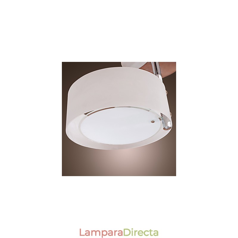 Lámpara de araña moderna contemporánea de metal cromado estilo mini, empotrada para garaje
