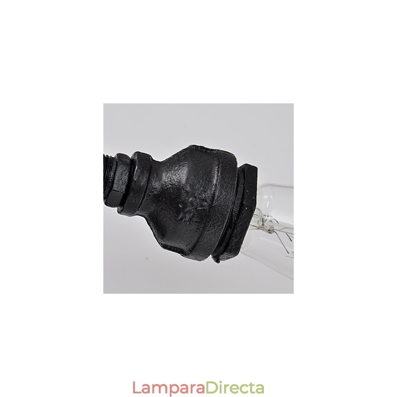 Lámparas de pared con forma de tubería de agua, estilo industrial retro, creativas, de metal, para restaurantes, cafeterías, bares, mesas de bar, apliques de pared.
