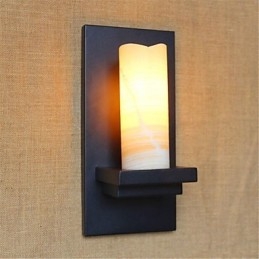Apliques de pared con luz ambiental de estilo retro campestre para proteger los ojos