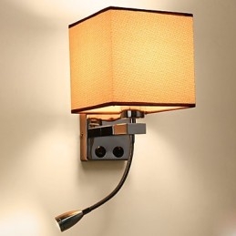 Apliques de pared modernos y contemporáneos con acabado galvanizado para iluminación ambiental.