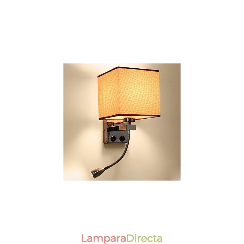 Apliques de pared modernos y contemporáneos con acabado galvanizado para iluminación ambiental.