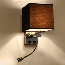Apliques de pared modernos y contemporáneos con acabado galvanizado para iluminación ambiental.
