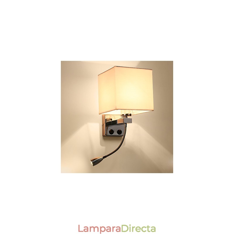 Apliques de pared modernos y contemporáneos con acabado galvanizado para iluminación ambiental.