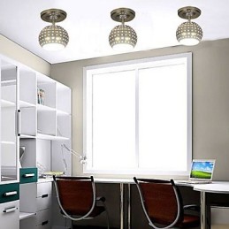 Lámpara empotrada moderna de metal galvanizado estilo mini contemporáneo