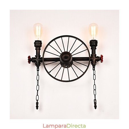 Lámparas de pared de tubo industriales vintage, luces creativas, iluminación decorativa para restaurante, cafetería y bar, con acabado pintado de 2 luces. Lámparas de pared de tubo industriales vintage, luces creativas, iluminación decorativa para restaurante, cafetería y bar, con acabado pintado de 2 luces.