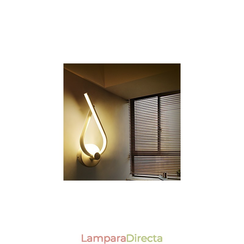 Apliques de pared modernos contemporáneos integrados Otros con función de iluminación ascendente Apliques de pared