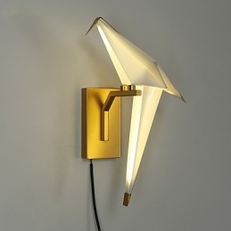 Apliques de pared modernos y contemporáneos con acabado galvanizado para iluminación empotrada.