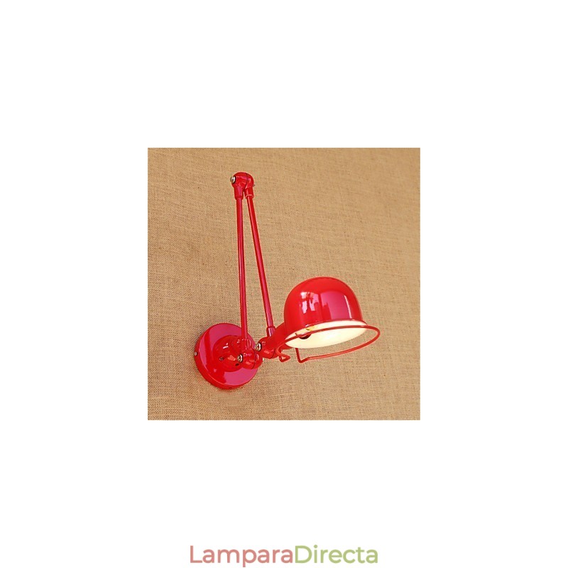 Lámpara colgante de estilo rústico contemporáneo con brazo oscilante, luz ambiental y protección para los ojos.