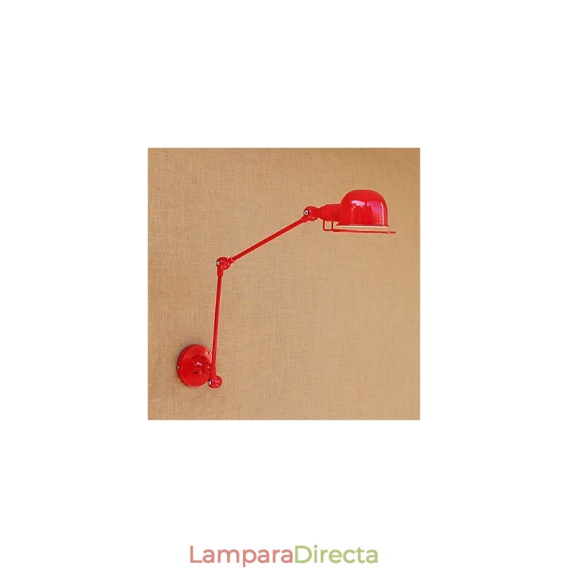 Lámpara colgante de estilo rústico contemporáneo con brazo oscilante, luz ambiental y protección para los ojos.