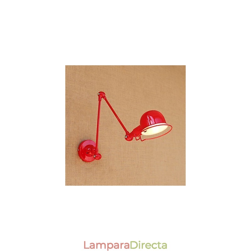 Lámpara colgante de estilo rústico contemporáneo con brazo oscilante, luz ambiental y protección para los ojos.