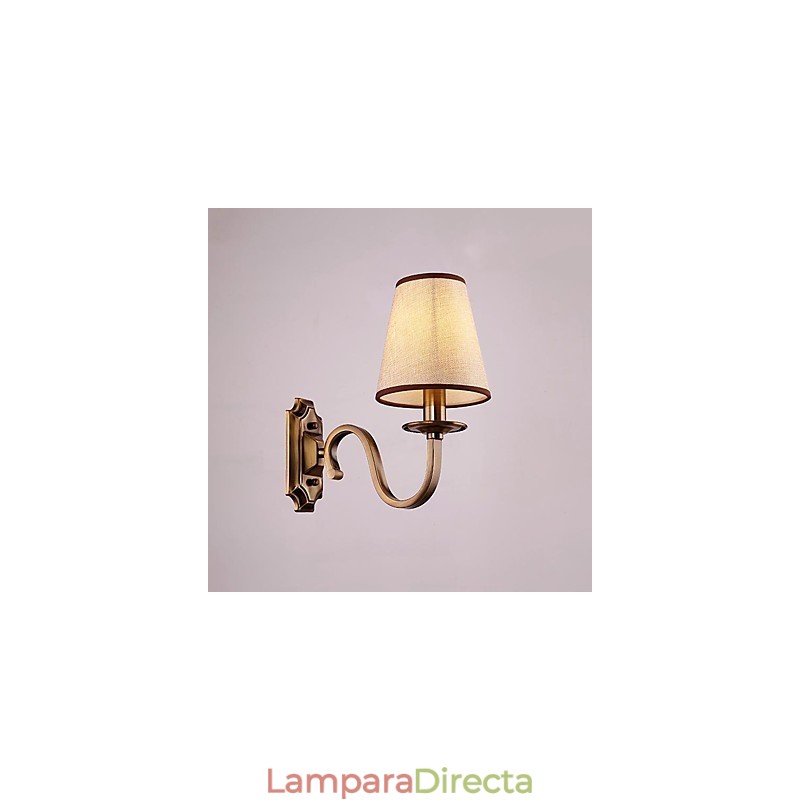 Apliques de pared con luz empotrada, clásicos tradicionales, galvanizados, para protección ocular.