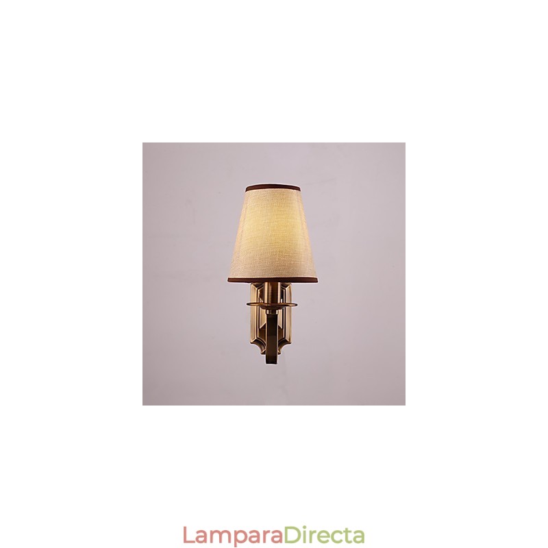 Apliques de pared con luz empotrada, clásicos tradicionales, galvanizados, para protección ocular.