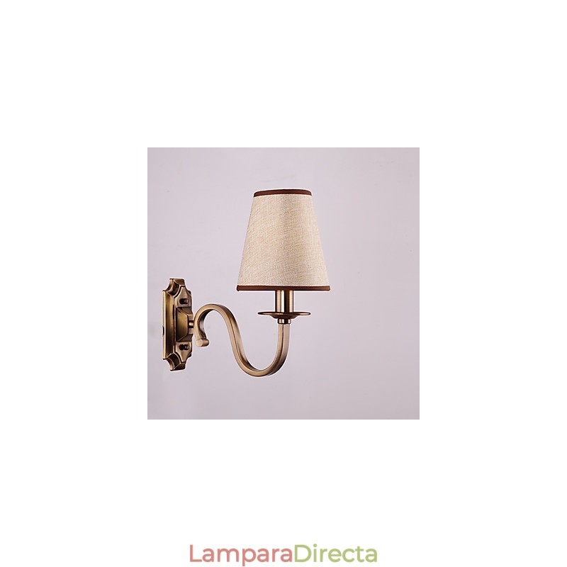 Apliques de pared con luz empotrada, clásicos tradicionales, galvanizados, para protección ocular.