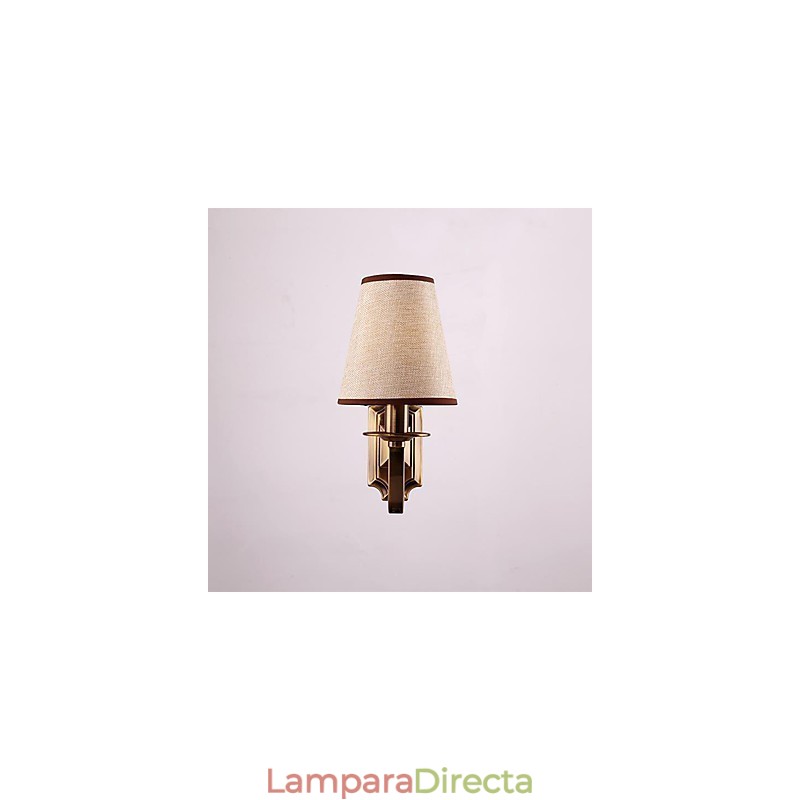 Apliques de pared con luz empotrada, clásicos tradicionales, galvanizados, para protección ocular.