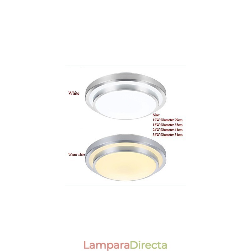 Lámparas empotradas La luz redonda simple moderna
