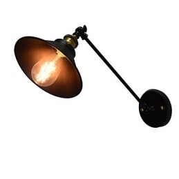 Lámpara de pared de hierro Buzz Wall Lámpara de sable de luz negro tonto en la pared