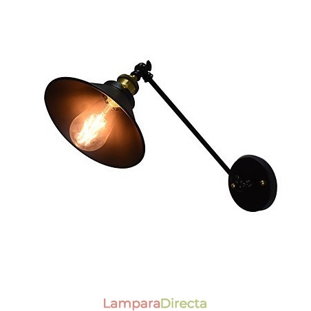 Lámpara de pared de hierro Buzz Wall Lámpara de sable de luz negro tonto en la pared Lámpara de pared de hierro Buzz Wall Lámpara de sable de luz negro tonto en la pared