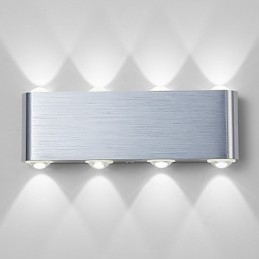 Lámpara de pared empotrada de aluminio moderna y ligera integrada