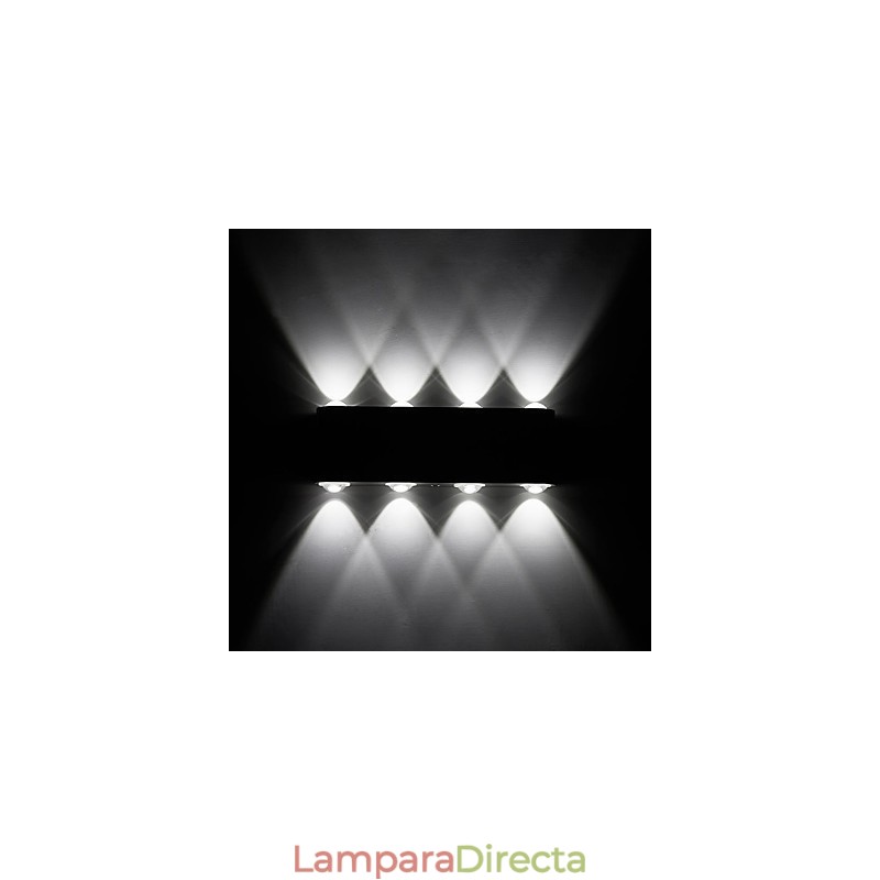 Lámpara de pared empotrada de aluminio moderna y ligera integrada