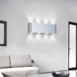 Lámpara de pared empotrada de aluminio moderna y ligera integrada