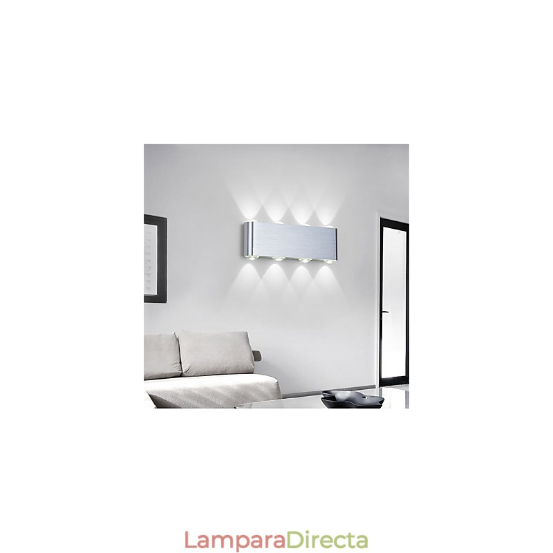 Lámpara de pared empotrada de aluminio moderna y ligera integrada