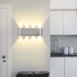 Lámpara de pared empotrada de aluminio moderna y ligera integrada