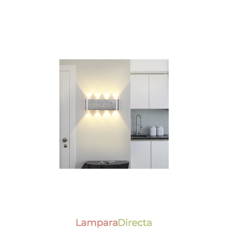 Lámpara de pared empotrada de aluminio moderna y ligera integrada